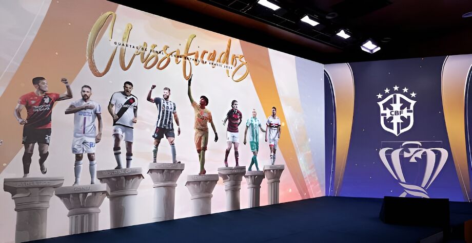 Sorteio na sede da Confederação Brasileira de Futebol definiu o chaveamento da Copa do Brasil