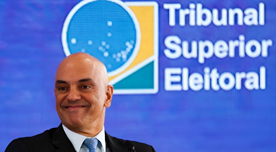 O ministro Alexandre de Moraes presidiu Tribunal Superior Eleitoral (TSE) entre 16 de agosto de 2022 e 3 de junho de 2024.