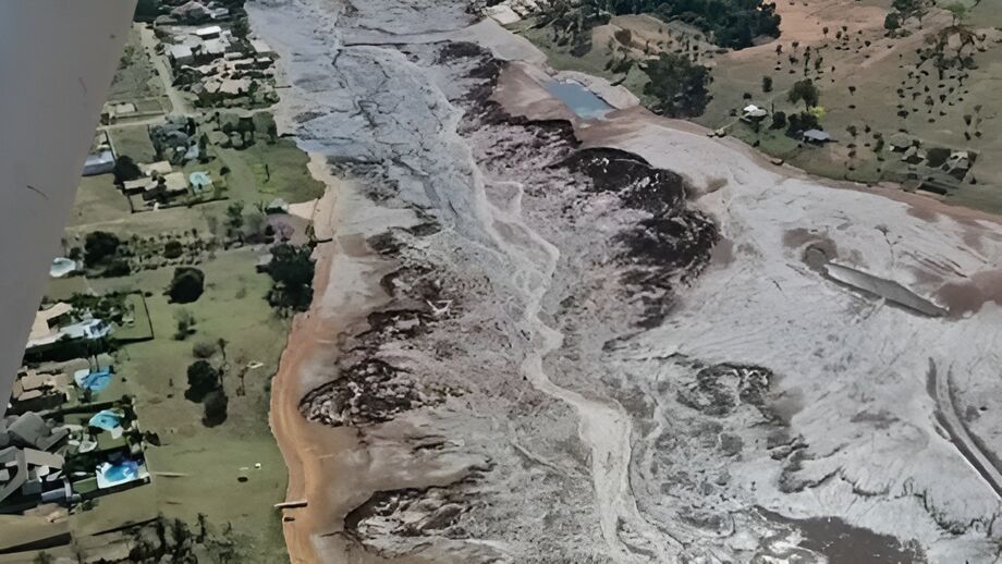 Rompimento da barragem em Jaraguari