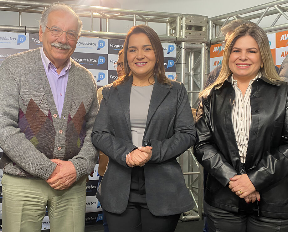 Dr. Luiz Ovando e Adriane Lopes anunciaram Camila Nascimento como a nova candidata à vice