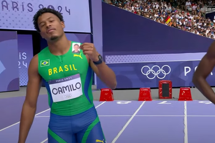 Paulo André fica em último na bateria e é pior brasileiro nas eliminatórias dos 100m em Paris