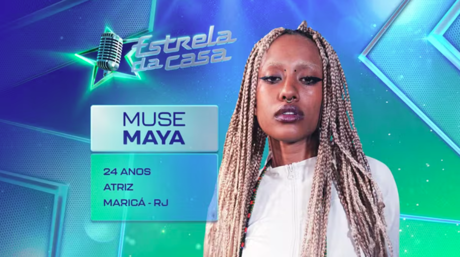 Muse Maya, participante desclassificada do 'Estrela da Casa' antes do início