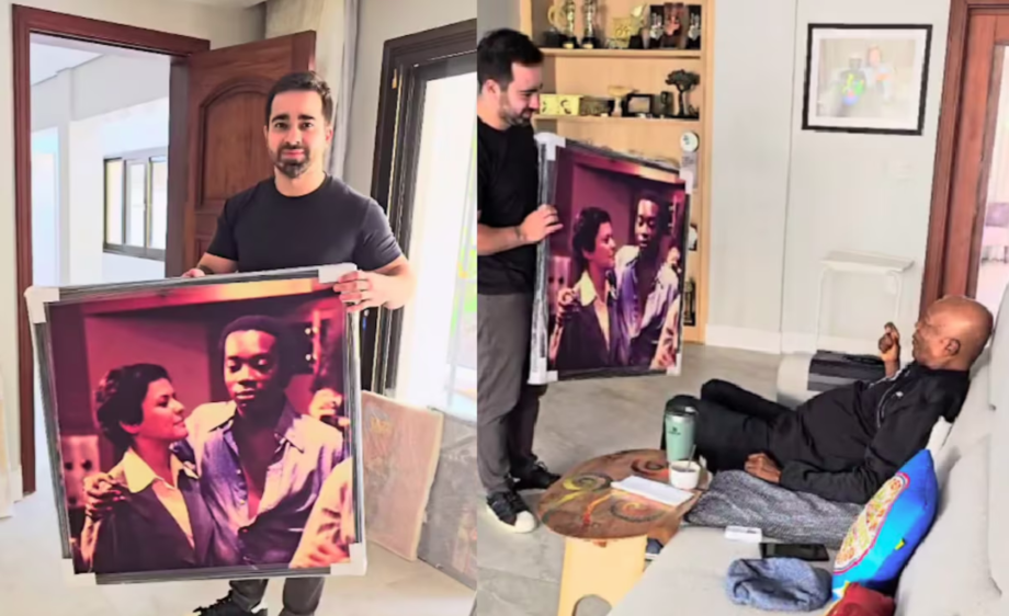 Augusto, que foi adotado por Milton em 2017 já na fase adulta