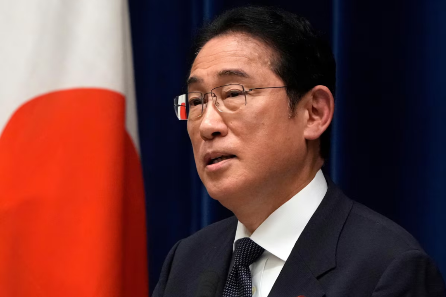 O primeiro-ministro do Japão, Fumio Kishida