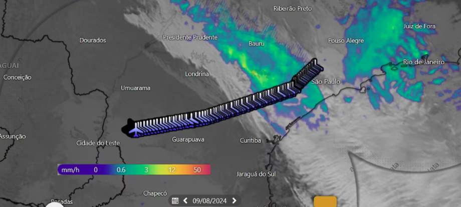 Análise das condições meteorológicas do mostra que avião que caiu em Vinhedo enfrentou ventos acima de 50 km/h e formação de gelo.