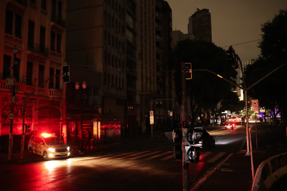 Região da Praça da República, no centro de São Paulo, também está entre as afetadas por falta de energia na época