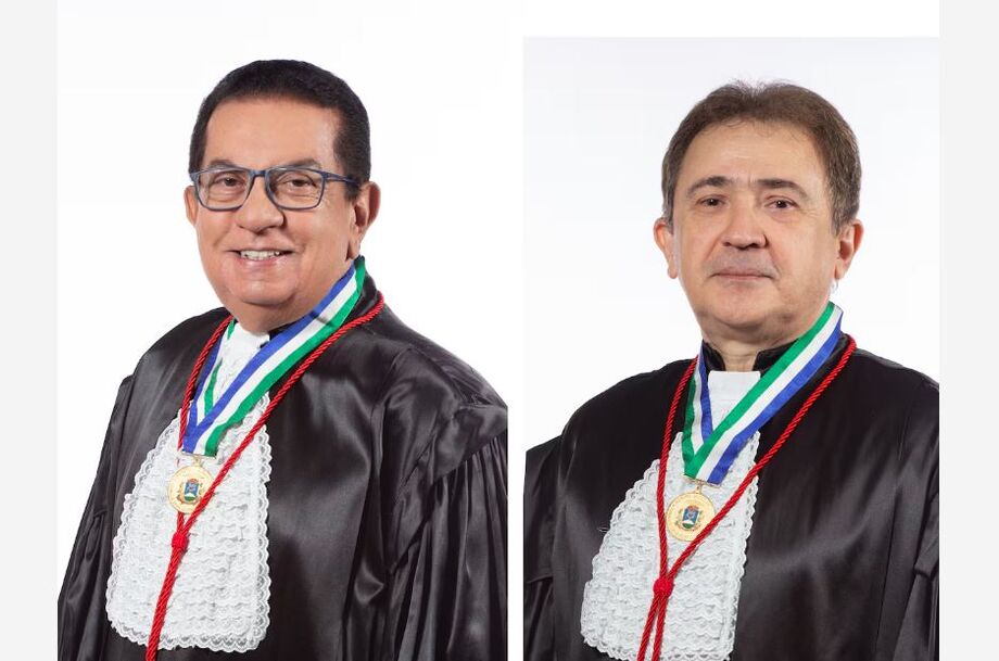 Os desembargadores Sebastião de Moraes Filho e João Ferreira Filho