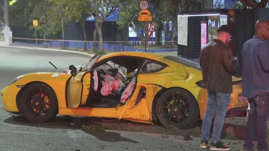 Igor Ferreira Sauceda dirigia o carro de luxo que atropelou e matou o motociclista Pedro Kaique Ventura Figueiredo na madrugada desta segunda-feira, 29, na Avenida Interlagos