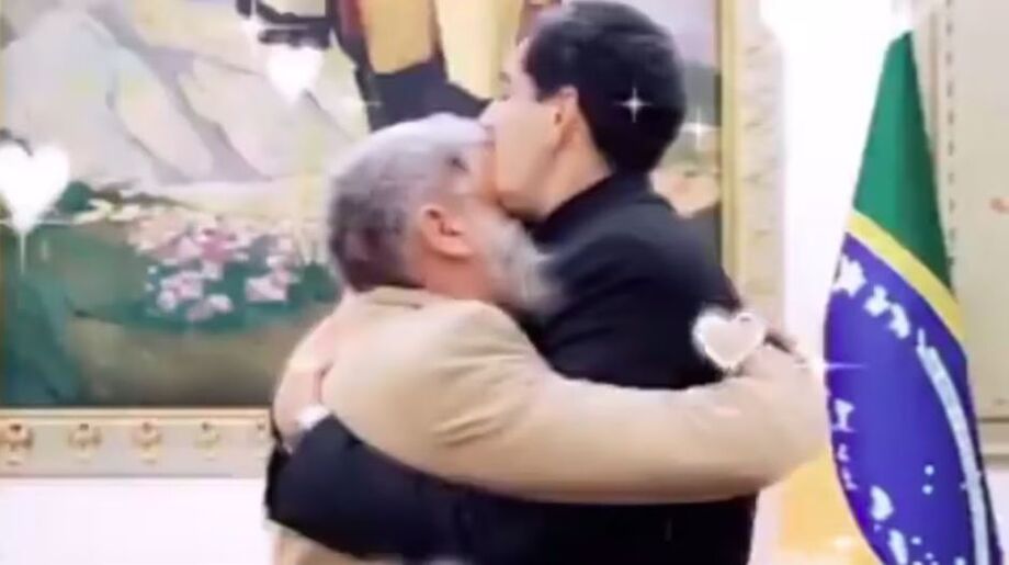 Deepfake compartilhada por Eduardo Bolsonaro mostra abraço entre Celso Amorim e Nicolás Maduro