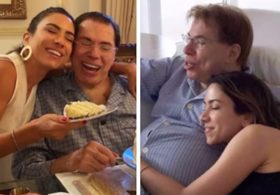 Silvio Santos ao lado da filha, Patricia Abravanel, em fotos antigas publicadas por ela no Dia dos Pais de 2024, enquanto apresentador segue internado em hospital