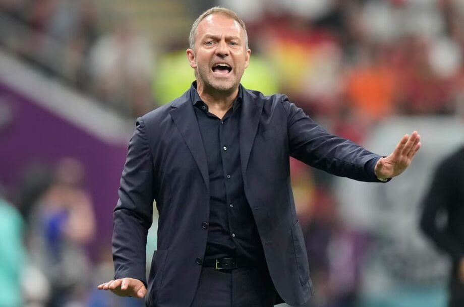O técnico alemão do Barcelona, Hansi Flick