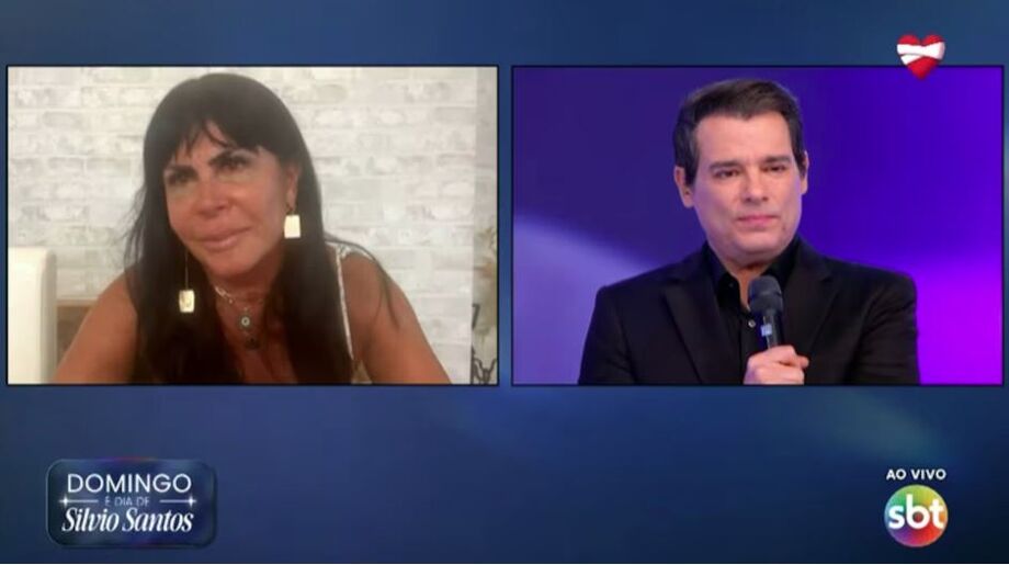 Gretchen participou de homenagem a Silvio Santos no SBT neste domingo, 18, e deu entrevista a Celso Portiolli
