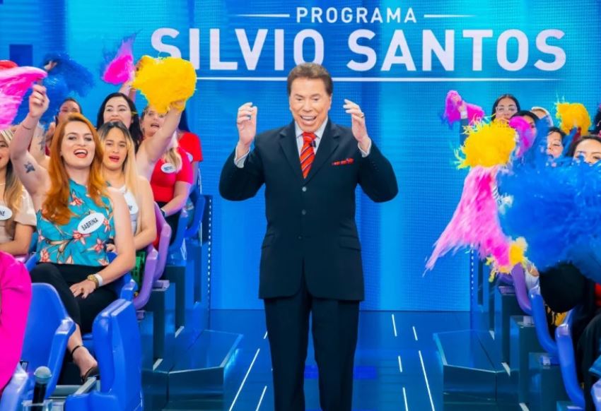 O apresentador Silvio Santos