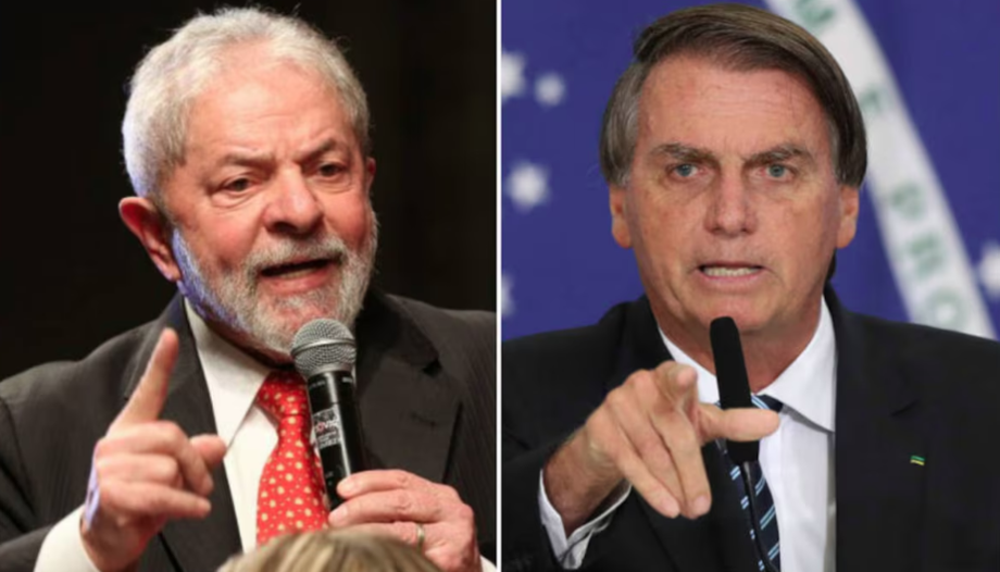 Lula e Jair Bolsonaro: avaliação dos dois é igual considerando mesmo período de mandato