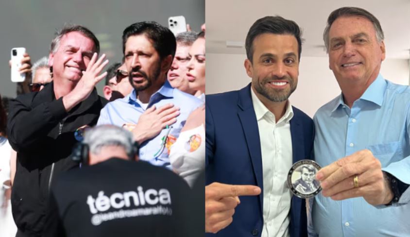 Bolsonaro apoia Nunes, mas flerta com Marçal