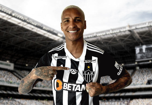 Deyverson foi oficializado como reforço do Atlético nesta quarta-feira (7/8)