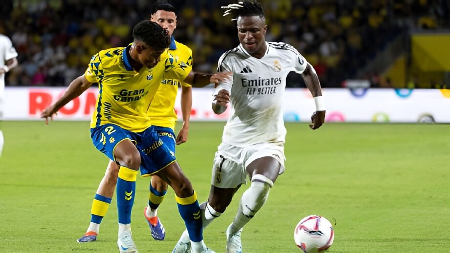 Vini Júnior desencanta na temporada e define empate frustrante do Real Madrid em Las Palmas