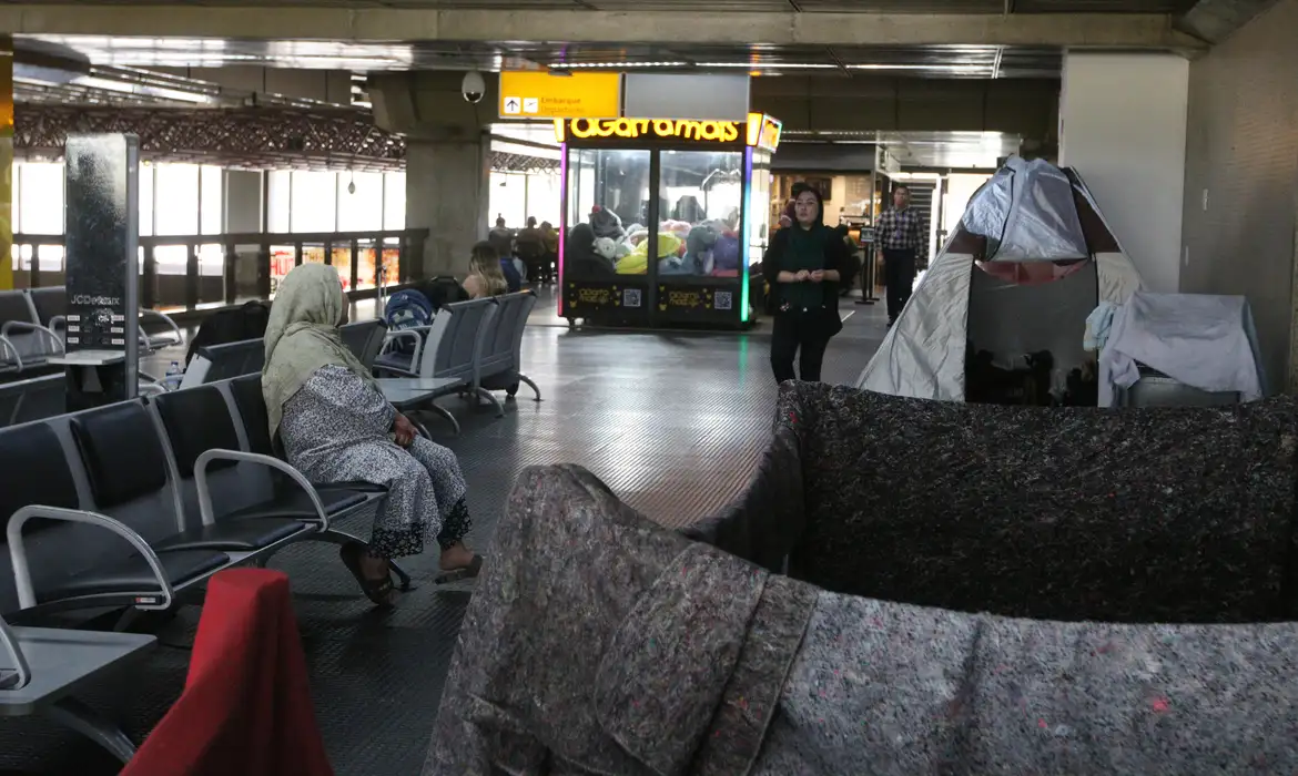 Aeroporto de Guarulhos, em São Paulo
