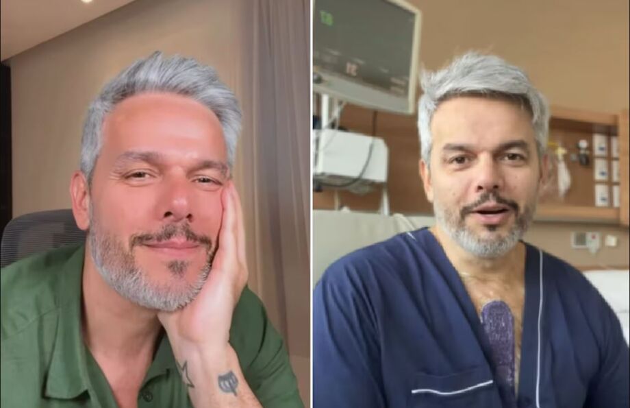 Com 26 dias após cirurgia de aneurisma, Otaviano fala sobre seu processo e incentiva seguidores a manter os exames em dia.