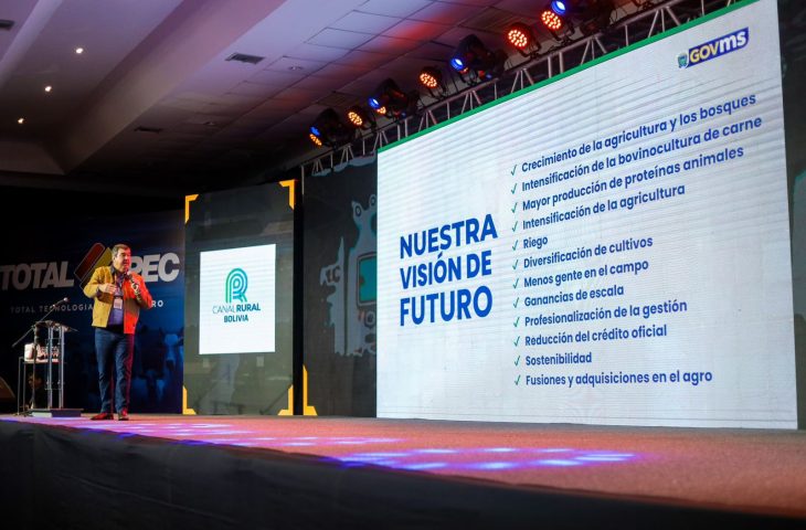 Governador de Mato Grosso do Sul, Eduardo Riedel durante a Total Conference 2024