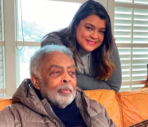 Preta Gil e Gilberto Gil em foto divulgada pelo cantor no Instagram