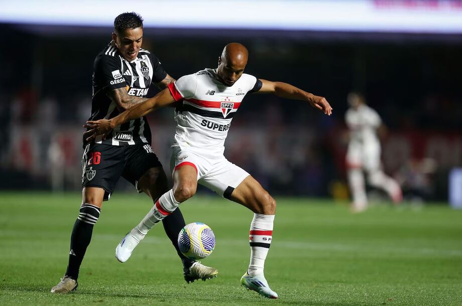 São Paulo dominou o Atlético-MG na segunda etapa, mas não teve efetividade.