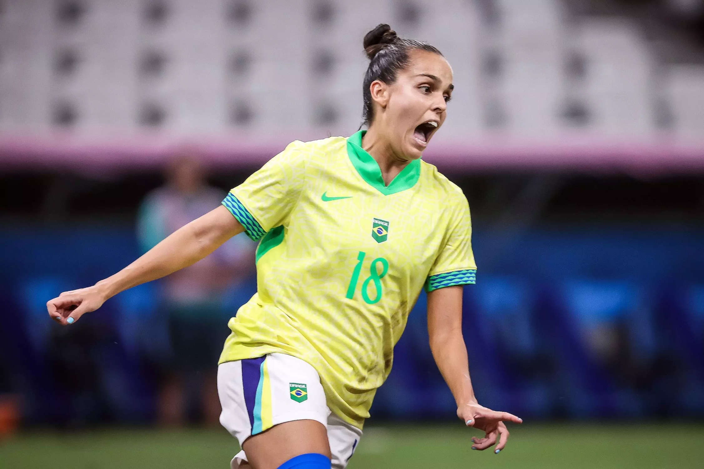 Gabi Portilho, atacante da seleção brasileira