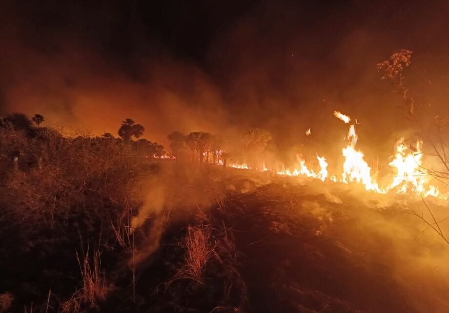 Incêndio no Forte Coimbra