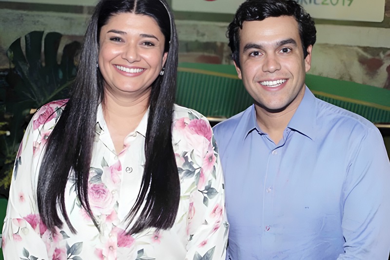 Rose e Beto uma foto cordial antes do inevitável embate nas urnas de Campo Grande.