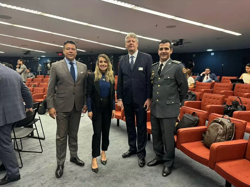 Representantes de MS durante audiêcia no STF.