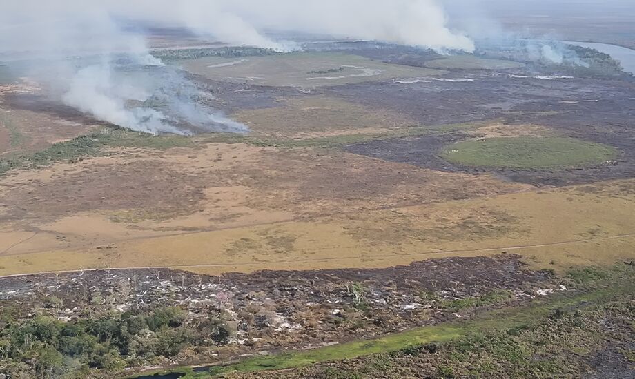 Emissão de gases por incêndios é recorde em Mato Grosso do Sul e Amazonas