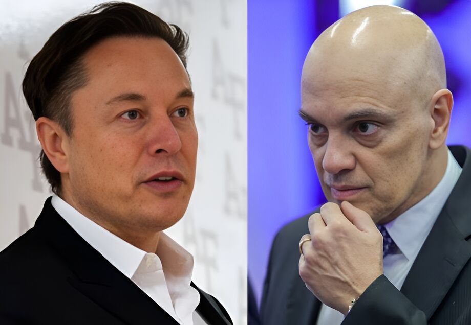 Elon Musk Credito e Alexandre de Moraes