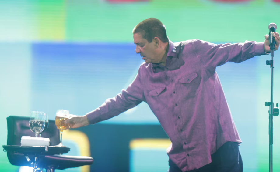 Show de Zeca Pagodinho e Diogo Nogueira, em dia de samba no palco Sunset no Rock in Rio 2024, na zona oeste do Rio de Janeiro.