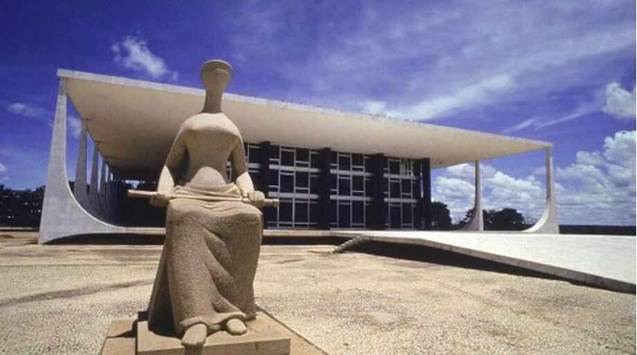 A sede do STF, em Brasília