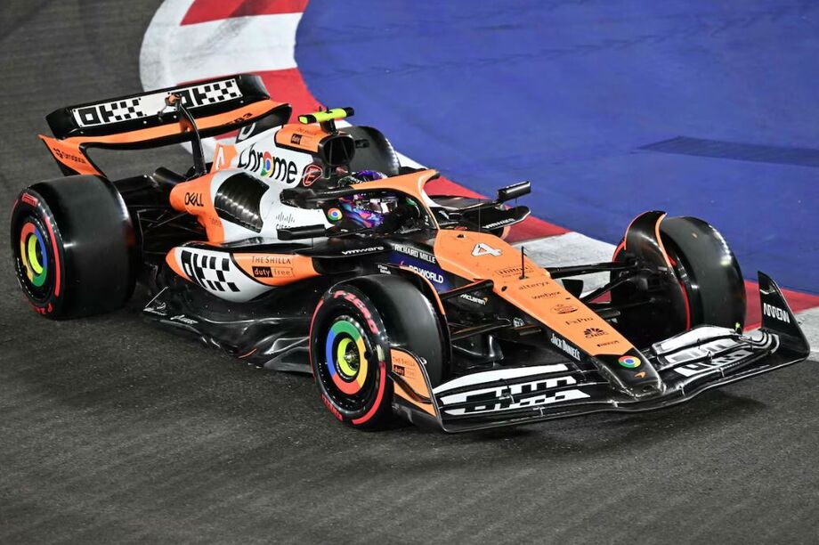 Norris elogia desempenho da McLaren no triunfo em Cingapura: 'Estávamos voando'