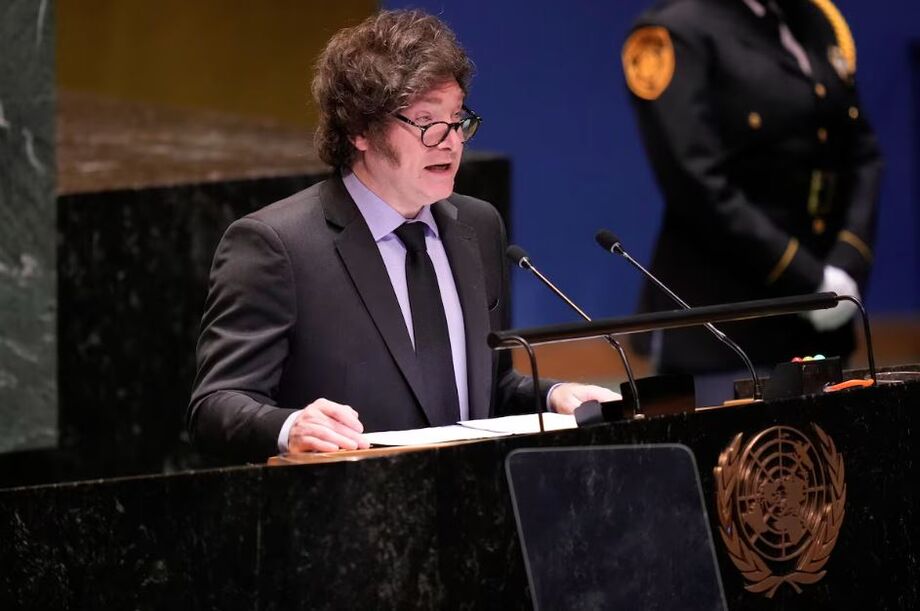 Milei discursou na Assembleia-Geral da ONU nesta terça-feira, 24, e fez diversas críticas à instituição.