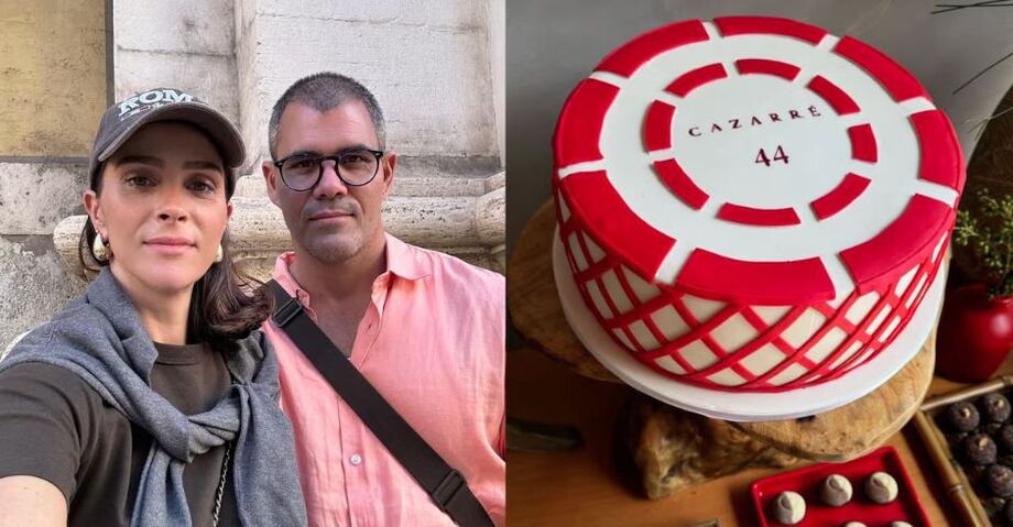 Juliano Cazarré completa 44 anos e ganha festa de aniversário de Leticia Cazarré