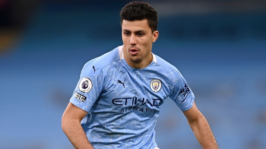 O volante Rodri, do Manchester City