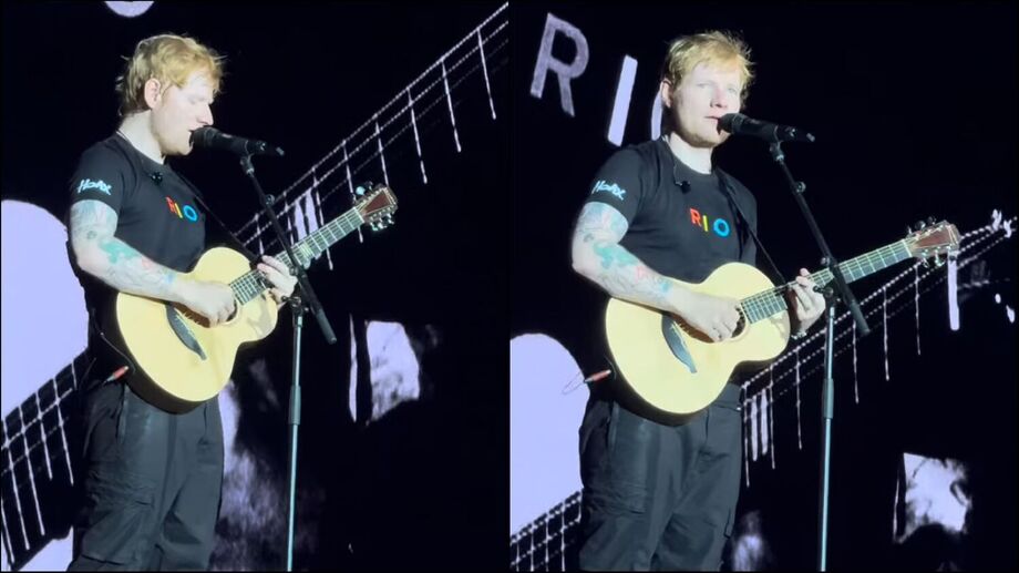 Ed Sheeran canta sucessos e fecha noite no Palco Mundo do Rock in Rio 2024