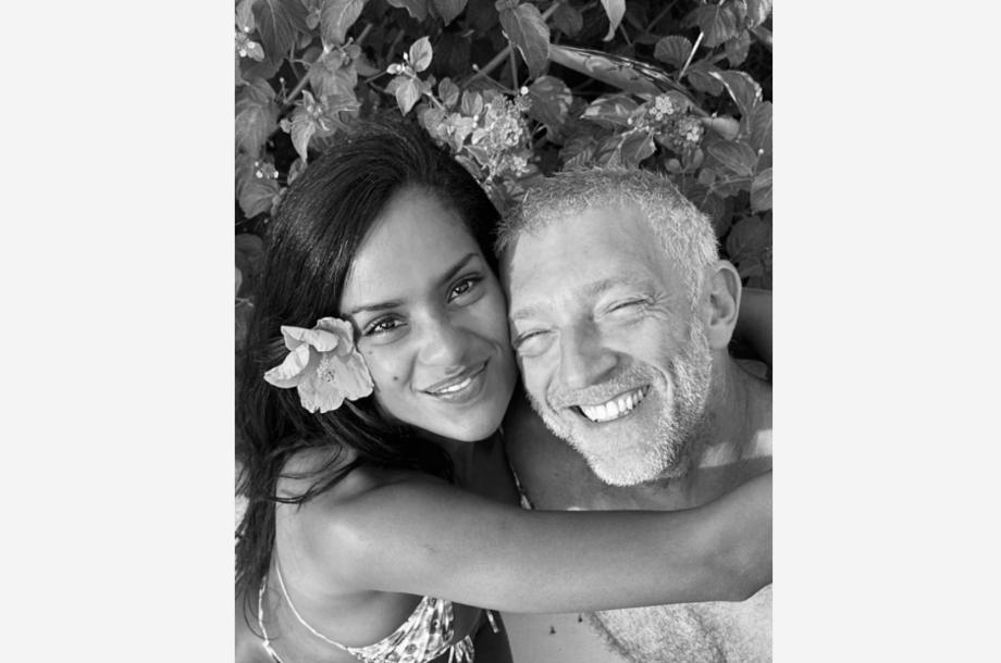 Narah Baptista, modelo brasileira, e Vincent Cassel, ator francês, estão juntos desde setembro de 2023.