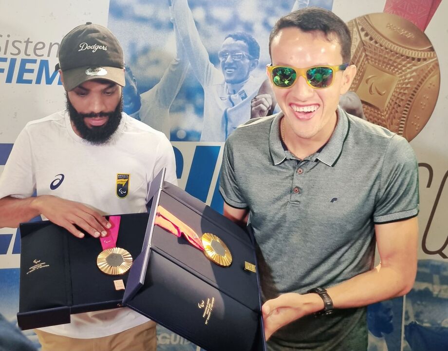 Yeltsin Jacques foi medalhista de ouro nas paralímpiadas de Paris