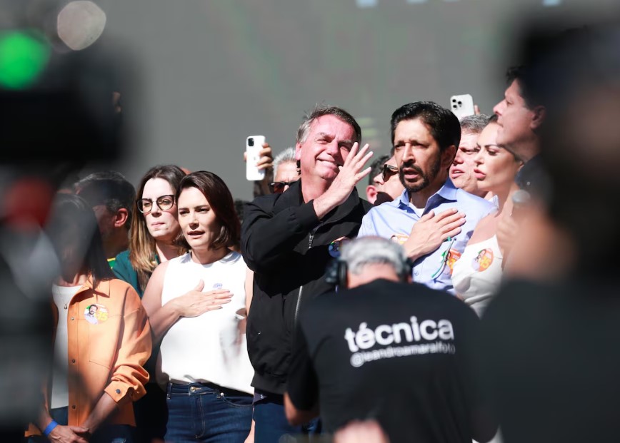 Ricardo Nunes (MDB) aparece no site como o candidato de Bolsonaro à prefeitura de São Paulo