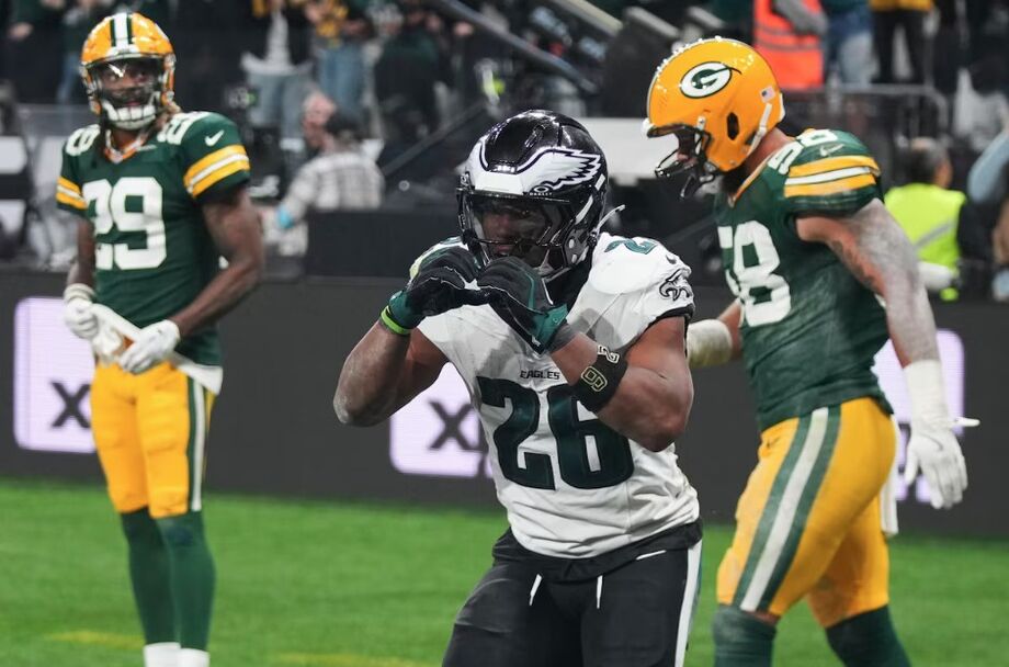 Saquon Barkley comandou domínio dos Eagles depois de primeiro quarto apático