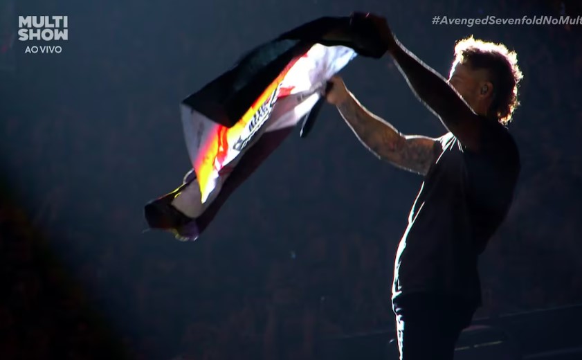 Avenged Sevenfold bandeira Corinthians