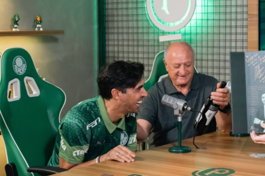 Abel Ferreira e Felipão se encontram em podcast do Palmeiras e falam sobre a época de seleção portuguesa