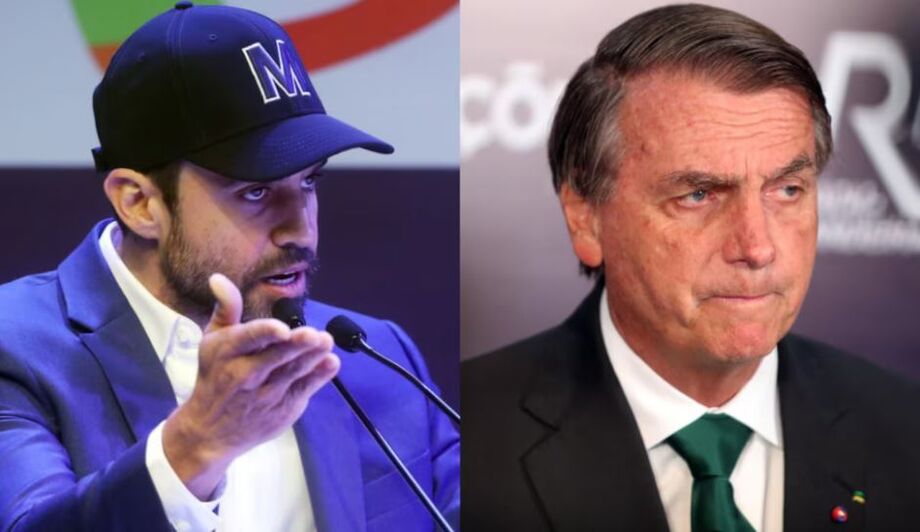 Pablo Marçal (PRTB) e Jair Bolsonaro (PL)