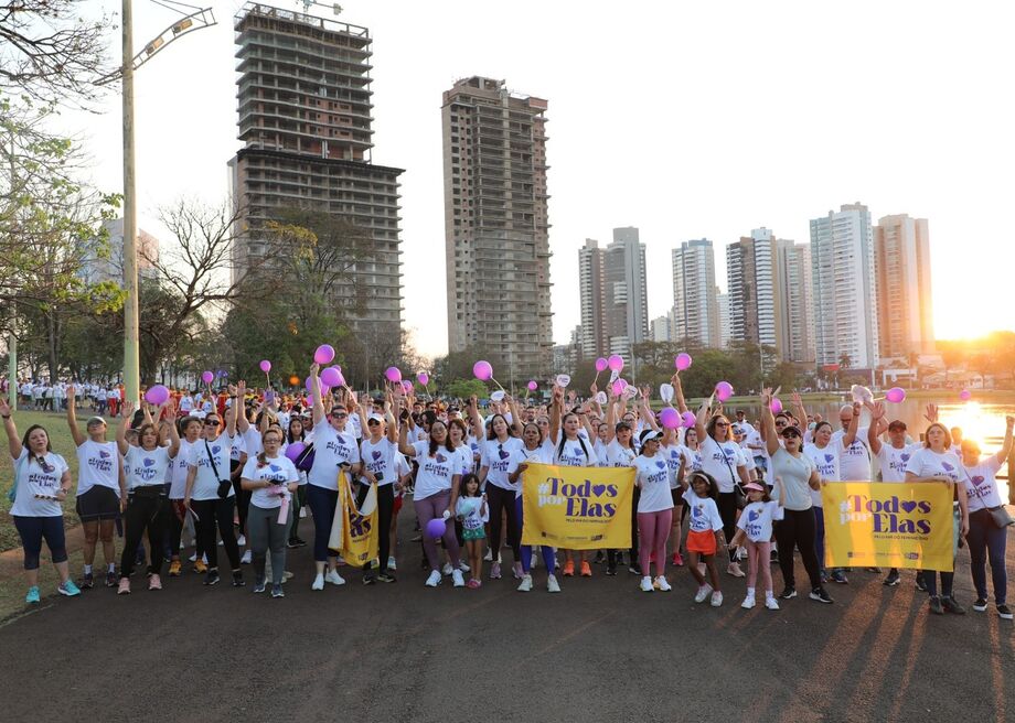 TJMS encerra Agosto Lilás com caminhada pelo fim do feminicídio