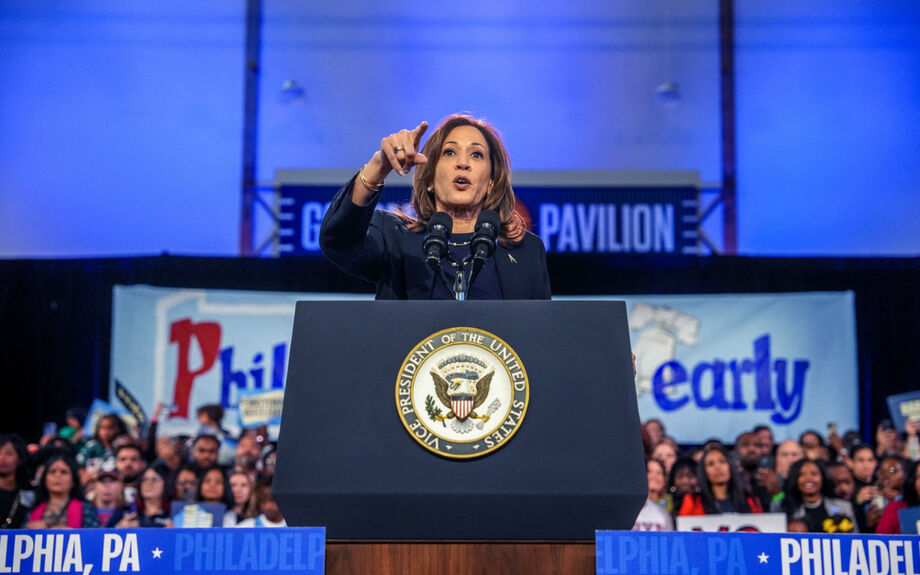 Candidata democrata à Casa Branca, Kamala Harris
