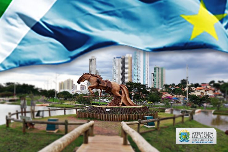 Monumento que homenageia os guerreiros da etnia Guaicurus, localizado no Parque das Nações Indígenas