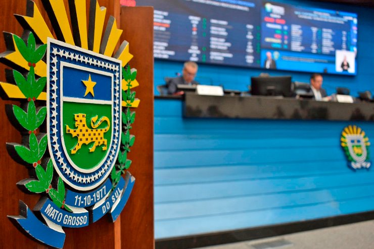 Plenário do Palácio Guaicurus, onde são aprovados e votados os projetos pautadas na Ordem do Dia